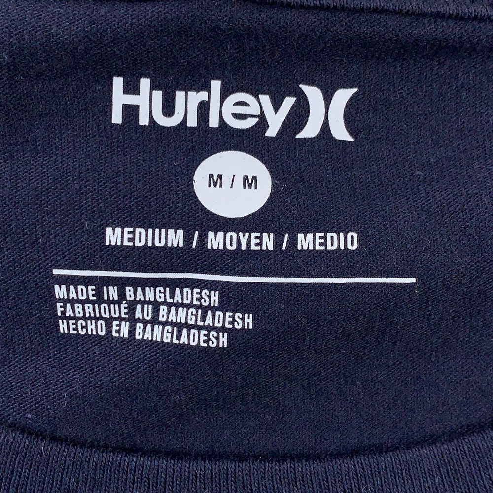 Hurley Men's Medium Navy Favorite Fruit Pineapple Graphic Short Sleeve Tee NWT - Picture 2 of 9